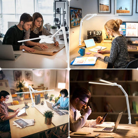 KableRika in home office lifestyle scene creating comfortable task lighting
