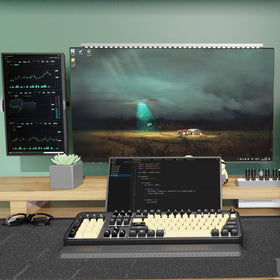 Kado 15.6-inch desktop setup with an additional external display.