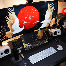 Kado portable monitor built-in speakers for clear audio on the move