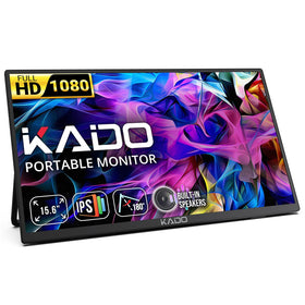 Kado 75Hz portable monitor front view with vivid IPS display for on-the-go work