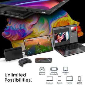 Kado 15.6-inch IPS display delivers vibrant color and clarity