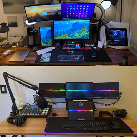 Kado ergonomic desk layout improves focus during long sessions.