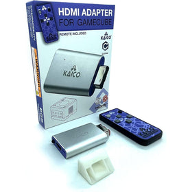 Kaico GameCube HDMI adapter front view with compact design for quick plug-and-play setup.