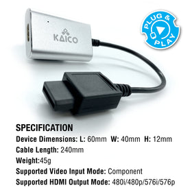 Kaico adapter ofrece compatibilidad NTSC y PAL para consolas regionales