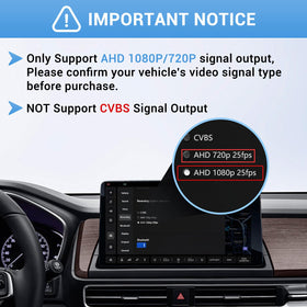 Kairiyard backup camera offers a 170-degree wide-angle view to minimize blind spots.