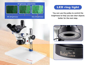 Kaisi TX-350E left eyepiece retention solution helps maintain view.