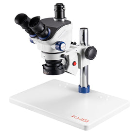 Kaisi TX-350E trinocular microscope front view for precise soldering inspection.