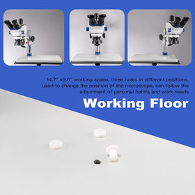 Kaisi TX-350E work table footprint supporting larger repairs.