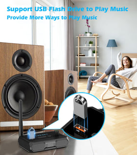KAIY Bluetooth 5.4 receiver USB playback from flash drive