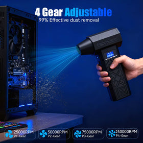 KAJICOO 6-attachment nozzle set boosts cleaning coverage