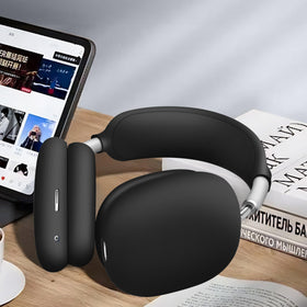 KAJOSRIN lifestyle commute scene on table protecting headphones on-the-go