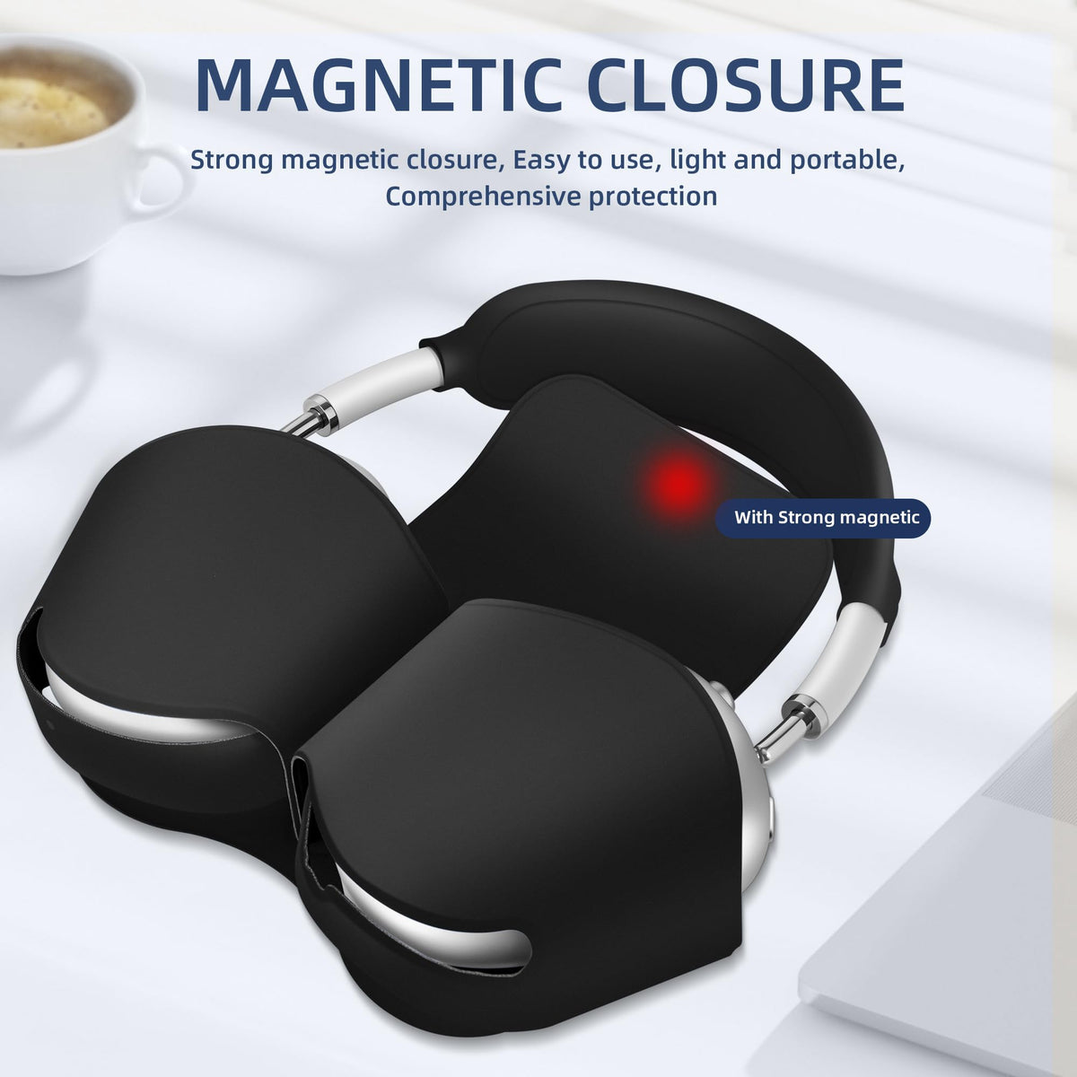 KAJOSRIN soft silicone ear pad cover close-up protecting cushions
