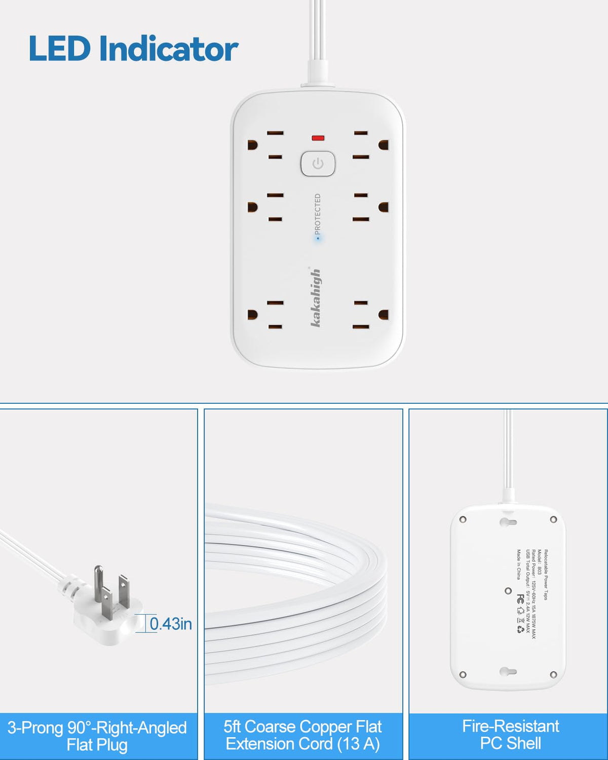 Fire-resistant housing stays cool during heavy charging sessions