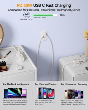 kakahigh flat plug and slim 10ft split cable profile for easy furniture hiding and space saving