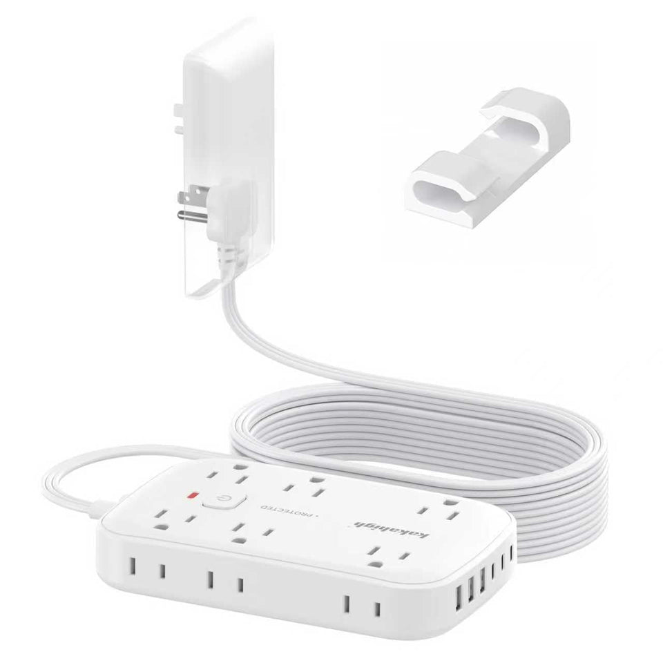kakahigh front mounted outlet cover showing slim profile and neat setup benefit