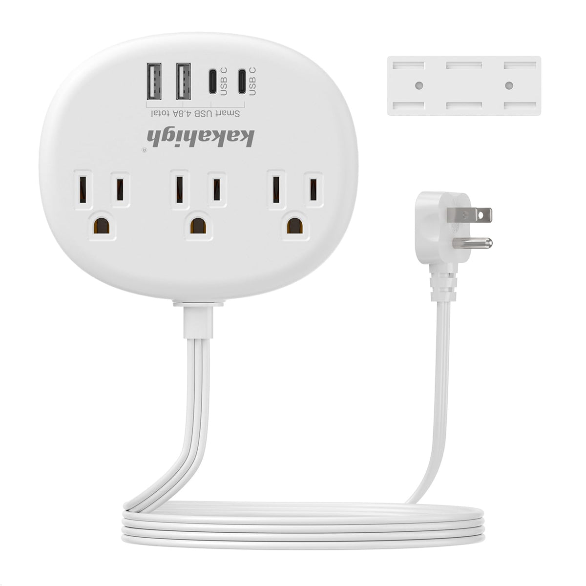 kakahigh front view wall mounted showing tidy outlet relocation benefit
