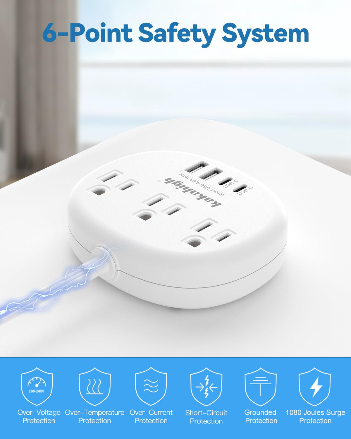 kakahigh on nightstand charging multiple devices for bedside convenience