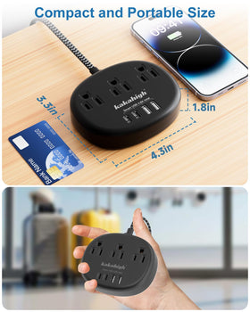Kakahigh surge protection blocks spikes and keeps equipment safer.