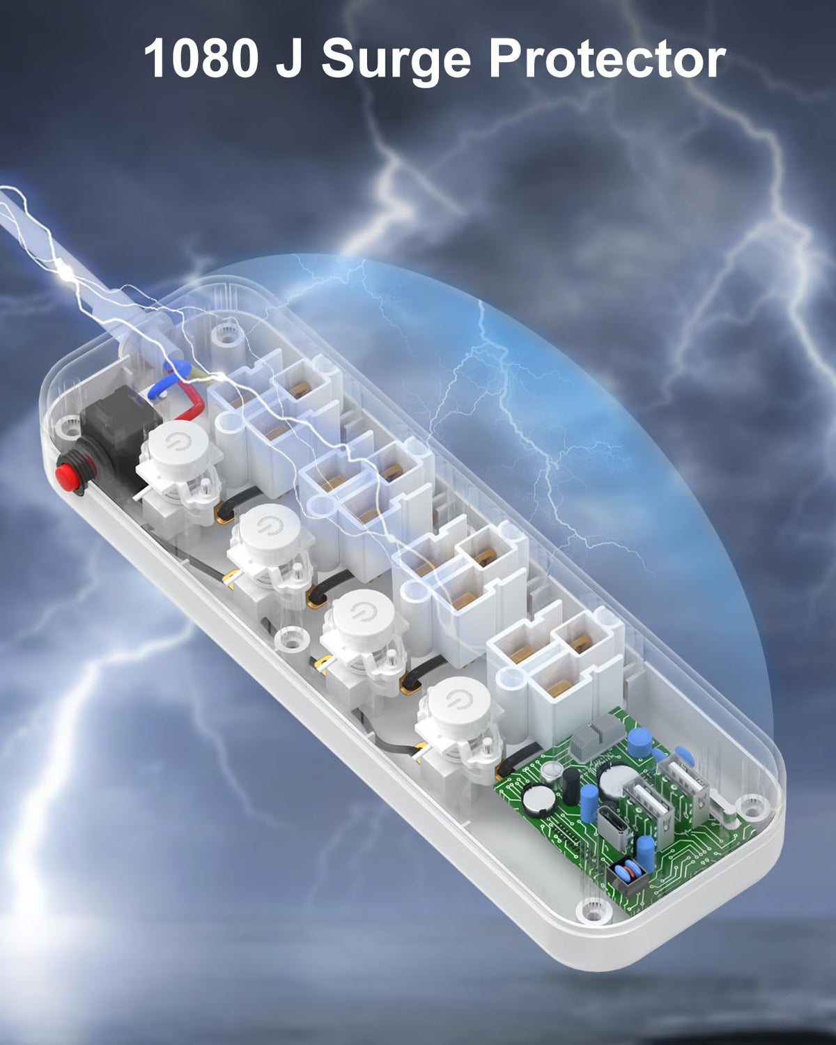 Kakahigh fire-resistant ABS+PC shell ensures safer power setup.