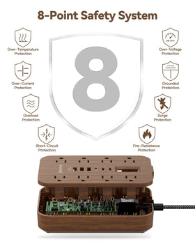kakahigh powering laptop phone lamp and console to manage multiple devices safely