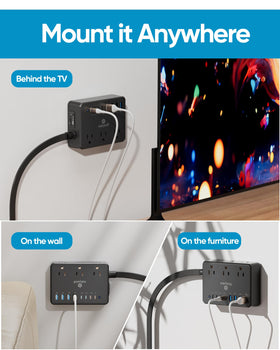 kakyanill on a home office desk charging laptop and phone, clutter reduction benefit