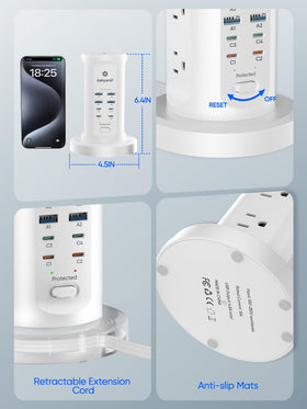 kakyanill lifestyle desk setup charging multiple devices for neat workspace benefit