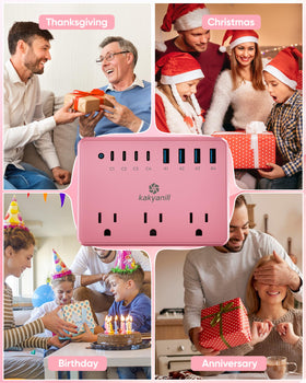 Kakyanill pink gift-ready accessory brightens any desk or room.