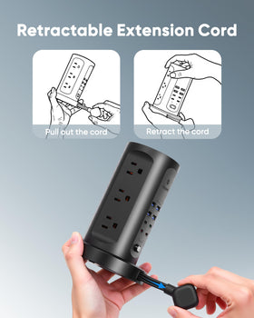 kakyanill side profile with multiple devices plugged in for efficient simultaneous power