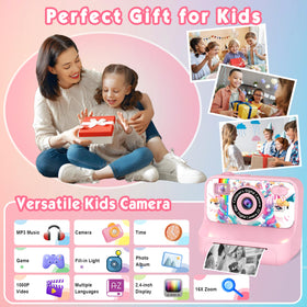 KALINCO Kids Camera shows 1080p video for clear memories.
