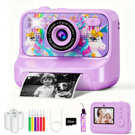 Kalinco kids camera front dual selfie view for easy sharing