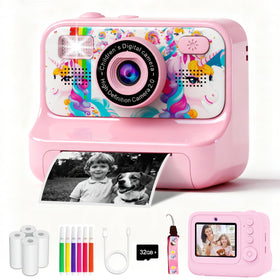KALINCO Kids Camera with dual lenses for easy selfies and action shots.