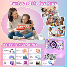 Kalinco kids camera rear selfie mode for creative shots