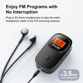 kamapulo headphone jack with included earbuds for private listening