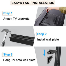 KAMIWI bubble level and included hardware for easy, accurate installation