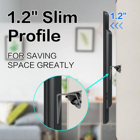 KAMIWI low-profile 1-2 inch clearance keeps screen flush