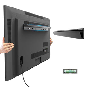 KAMIWI no-drill drywall TV mount shown mounted on drywall without studs