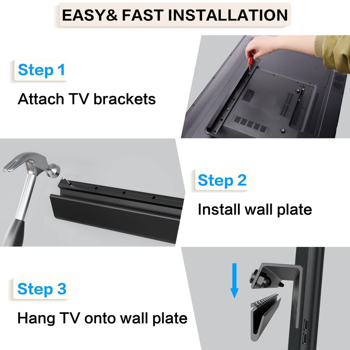 KAMIWI quick 10-minute install demonstrates fast, simple mounting