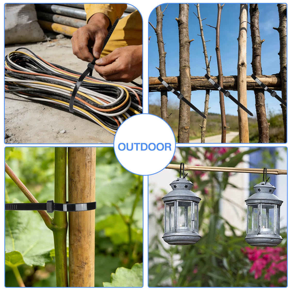 KAMOTA indoor-outdoor use suitable for cables, plants, tools, and home projects.