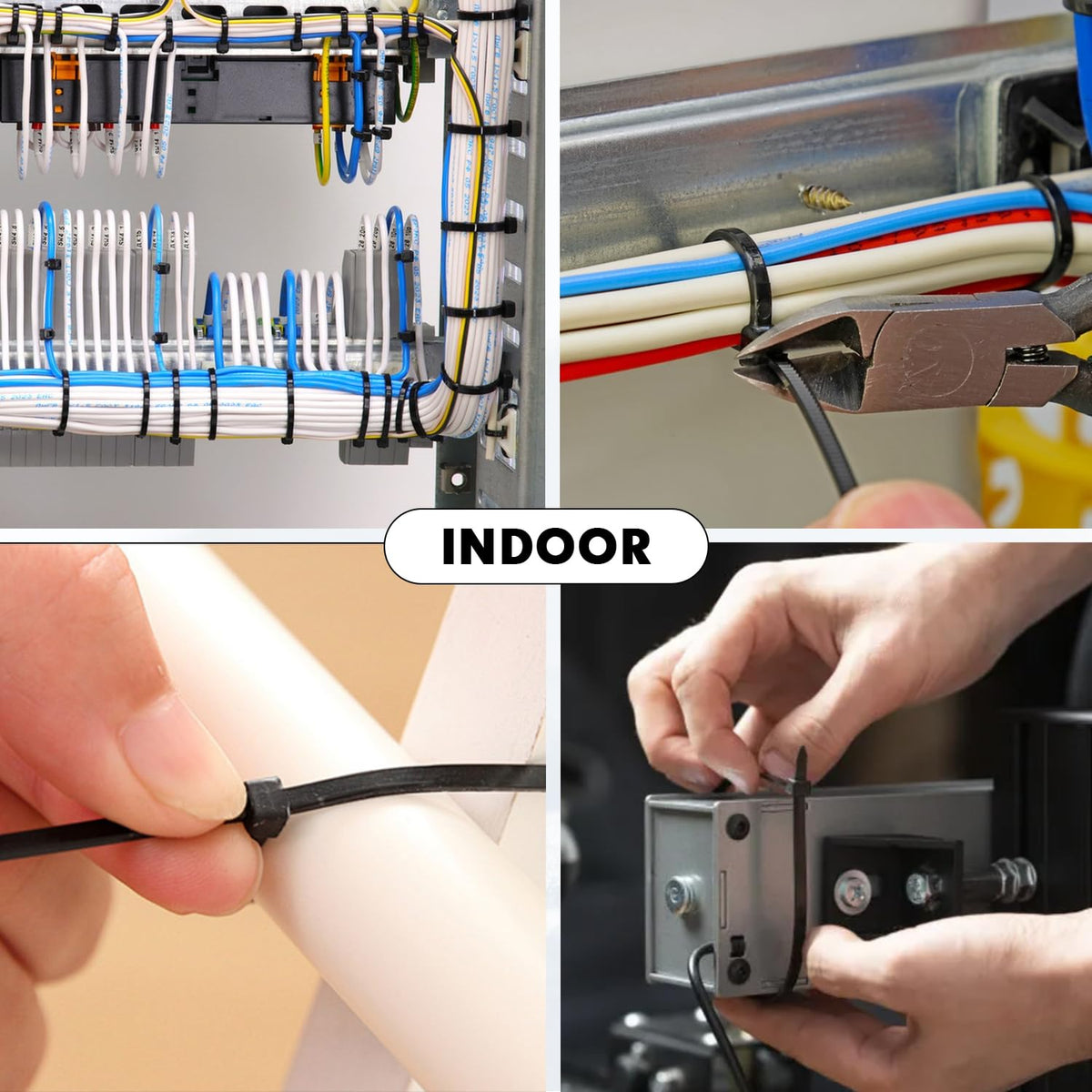 KAMOTA zip ties 1500-pack offers abundant organization for daily tasks