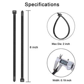 KAMOTA zip ties outdoor UV-resistant example in sunlight