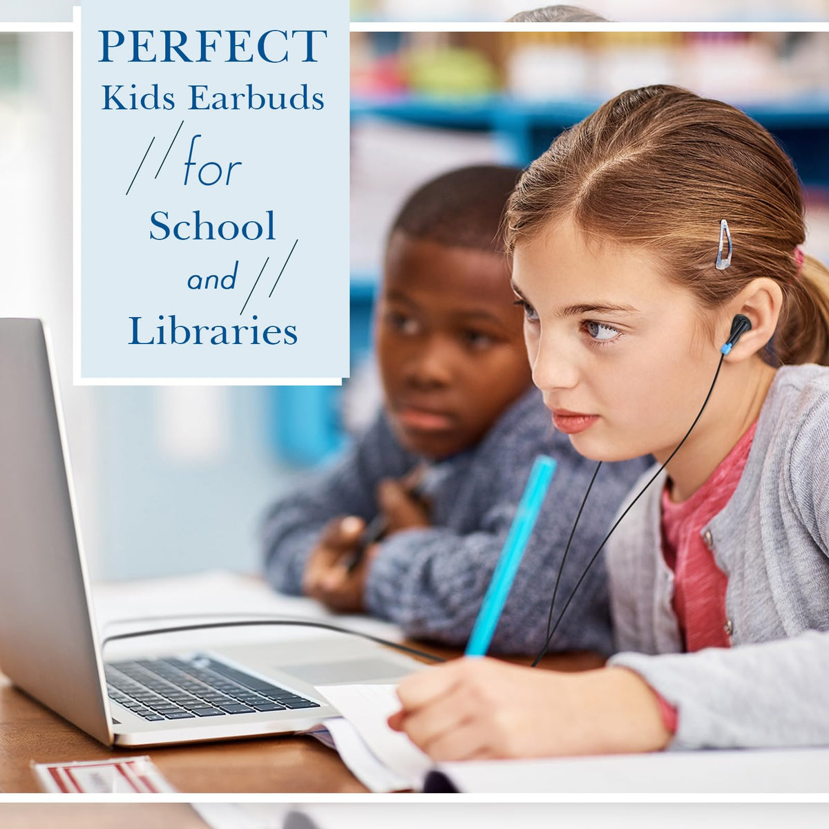 Kanayu classroom-use earbuds for schools libraries and events.