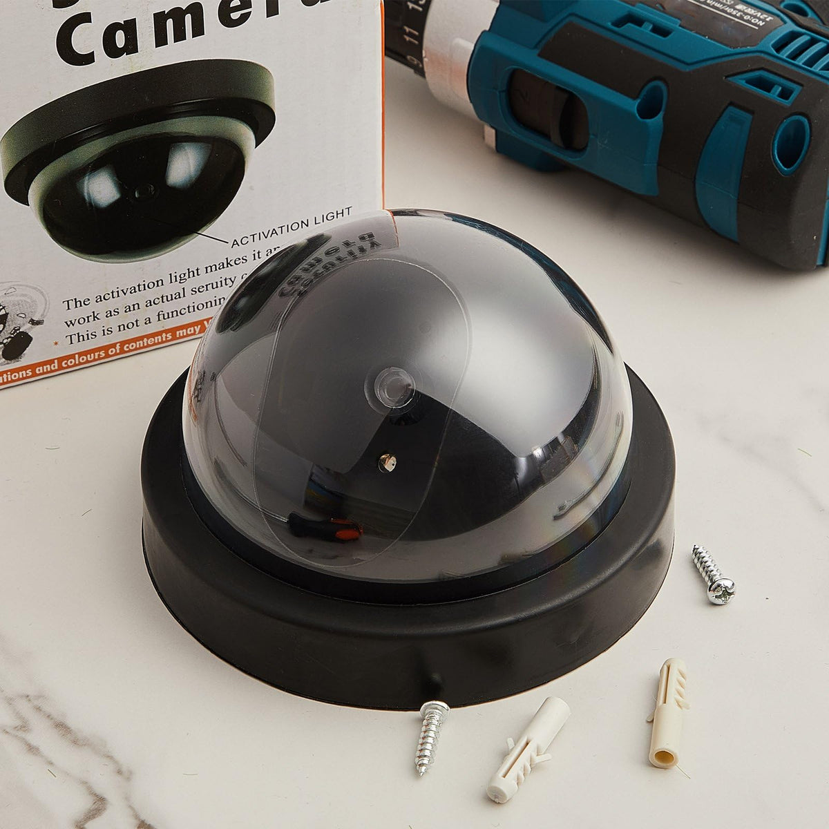 Kanayu weatherproof dummy cameras offer durable decorative security accents