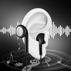 Kanayu durable TPE cable earbuds designed for daily student use