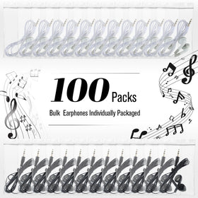 Kanayu classroom earphones with 90 cm cables offer comfortable wear during lessons.