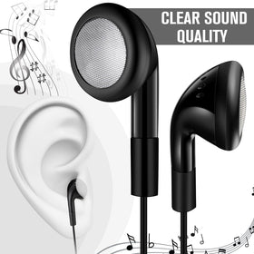 Kanayu earbuds feature durable ABS and PVC construction for daily school use.