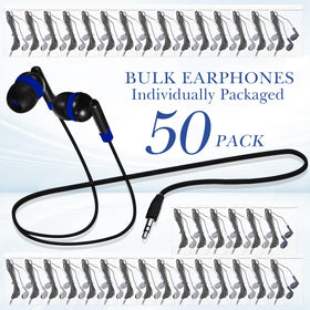 Kanayu individually bagged earbuds, organized for school use