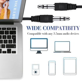 Kanayu orange wired earbuds with 3.5mm jack for laptops