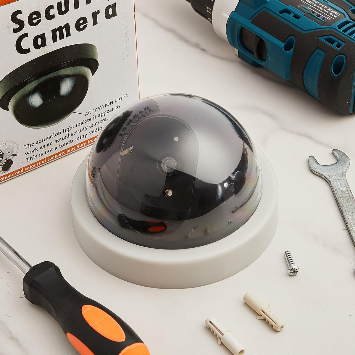 Kanayu durable dummy surveillance cameras for outdoor or indoor use