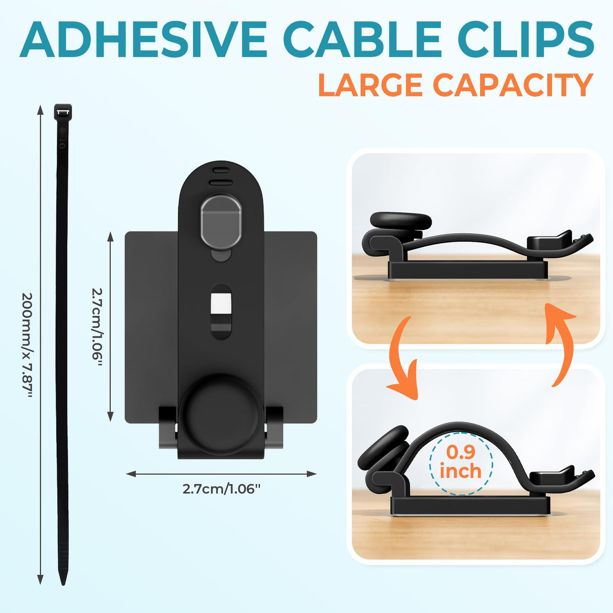 kanemc under-desk installation organizing power and monitor cables neatly
