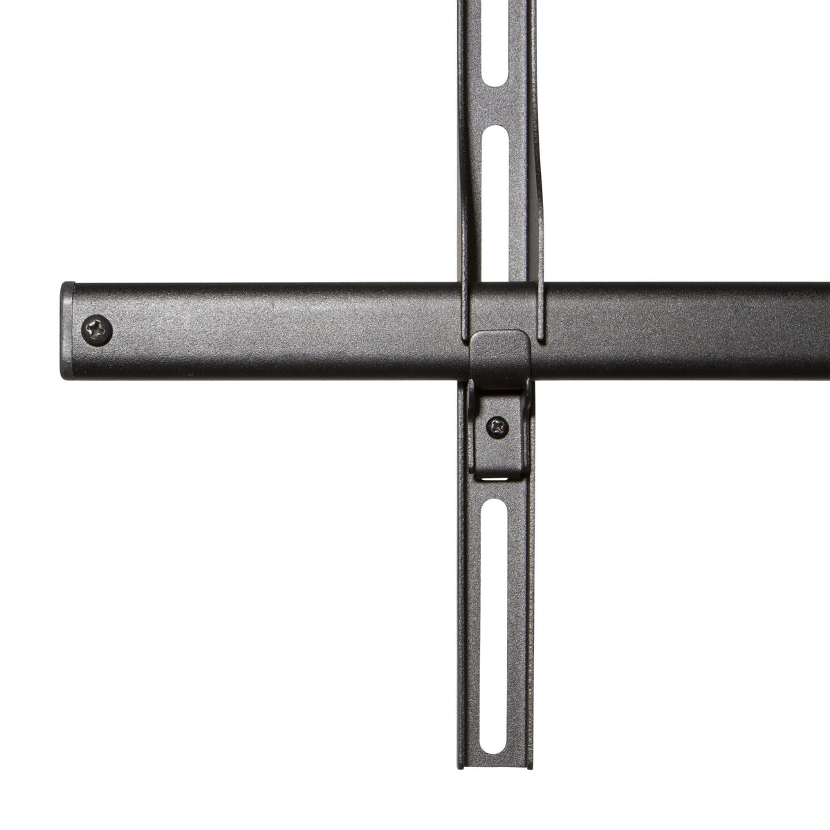 Kanto FMX3C cable management keeps cords hidden.